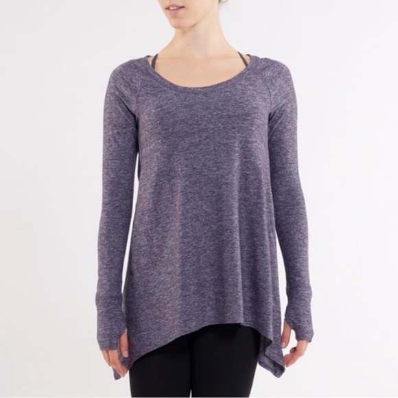 lululemon athletica Tops - Lululemon Heather purple top-size 8